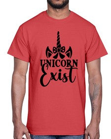 unicorn exist 456#- unicorn- Cotton Tee