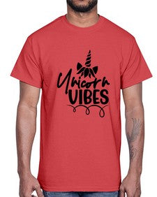 unicorn vibes 509#- unicorn- Cotton Tee