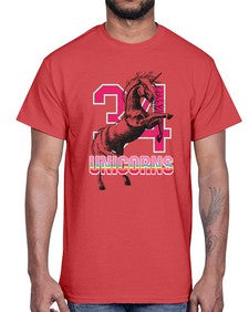 unicorns 517#- unicorn- Cotton Tee