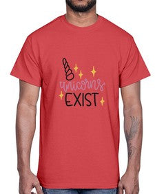 unicorns exist 537#- unicorn- Cotton Tee