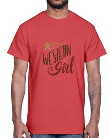 western girl 1244#- western- Cotton Tee