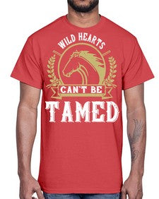 wild hearts can’t be tamed Style 11#- horse- Cotton Tee