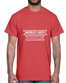 worlds best uncle 698#- uncle- Cotton Tee