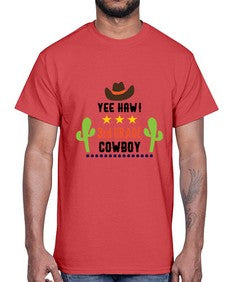 yee haa cowboy rd grade 1258#- western- Cotton Tee