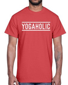 yogaholics 648#- yoga- Cotton Tee