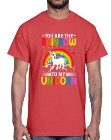 you are the rainbow to my unicorn 562#- unicorn- Cotton Tee