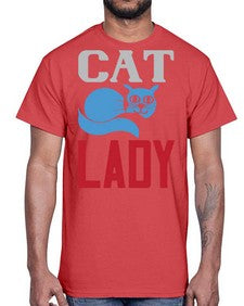 cat lady Style 31#- cats- Cotton Tee