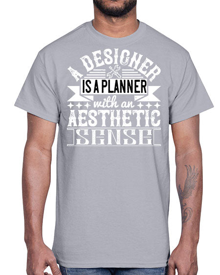 A designer is a planner with an aesthetic sense Style 9#- architect- Cotton Tee