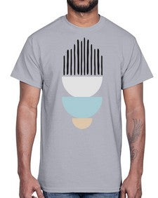 Abstract Shape 190#- art pop art- Cotton Tee
