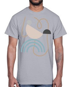 Abstract Shape 193#- art pop art- Cotton Tee