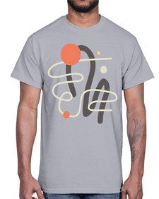 Abstract Shape 198#- art pop art- Cotton Tee