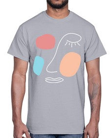 Abstract Shape 201#- art pop art- Cotton Tee