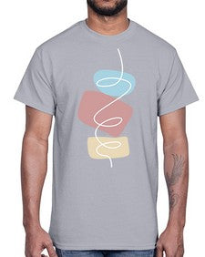 Abstract Shape 208#- art pop art- Cotton Tee