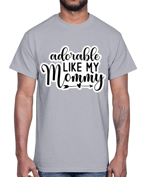 Adorable Like My Mommy 269#- baby- Cotton Tee