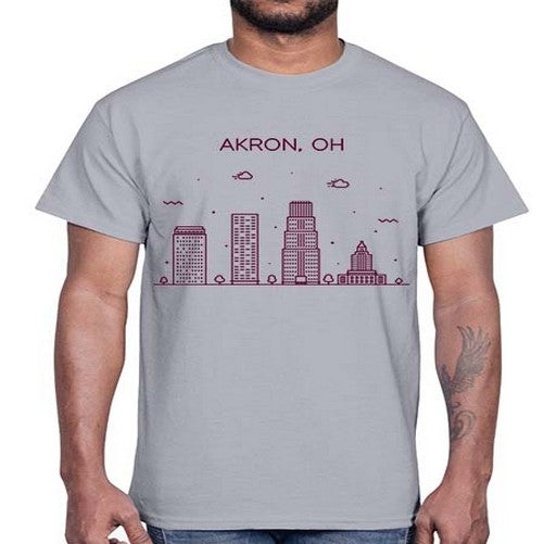 AkronOH 283#- cities- Cotton Tee