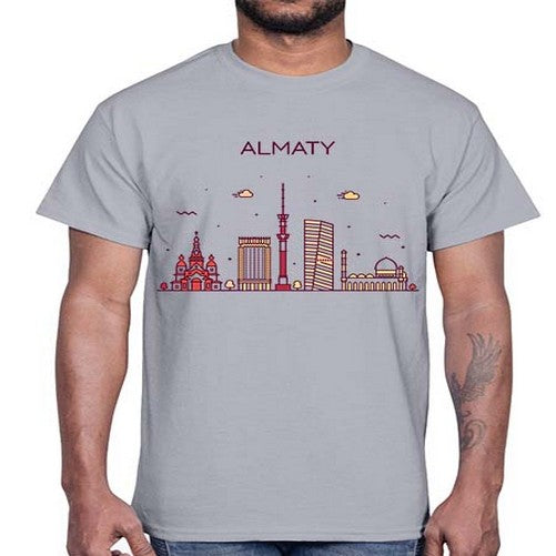 Almaty 308#- cities- Cotton Tee
