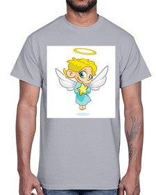 Angel 7#- cartoon general- Cotton Tee