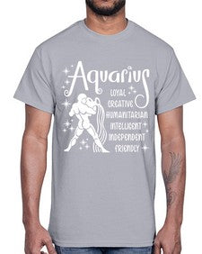Aquarius 68#- aquarius- Cotton Tee