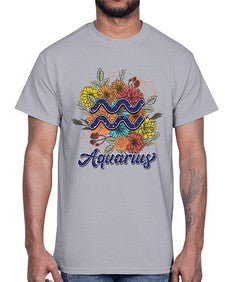 Aquarius 7#- aquarius- Cotton Tee