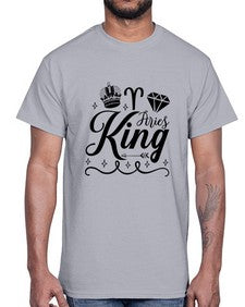 Aries king 111#- aries- Cotton Tee