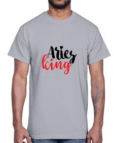 Aries king 96#- aries- Cotton Tee