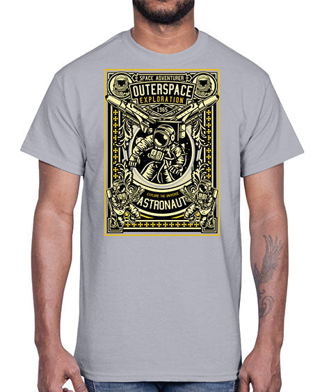 Astronaut Outerspace Exploration 36#- space- Cotton Tee