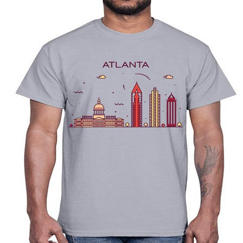 Atlanta 374#- cities- Cotton Tee