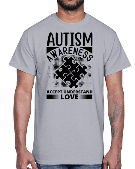 Autism awareness Style 43#- autism- Cotton Tee