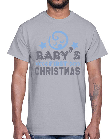 Baby First Christmas Style 25#- baby shower- Cotton Tee