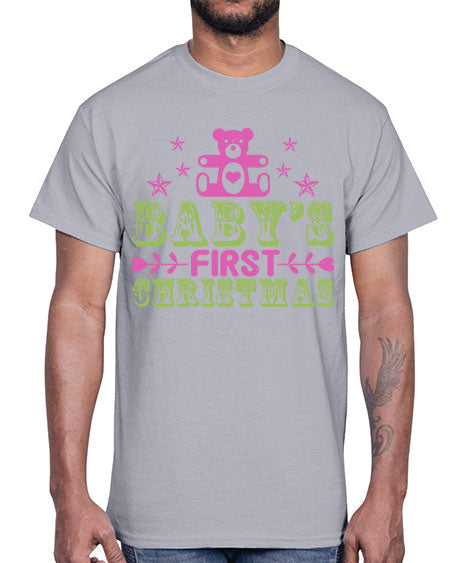 Babys first Christma Style 35#- baby- Cotton Tee