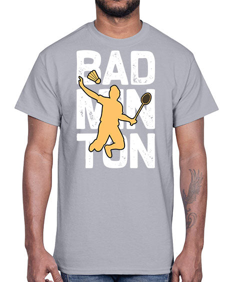 Bad 1452#- badminton- Cotton Tee