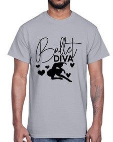 Ballet diva 68#- ballet- Cotton Tee