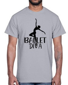 Ballet diva 69#- ballet- Cotton Tee