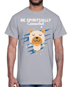 Be Spiritually Connected 114#- yoga- Cotton Tee