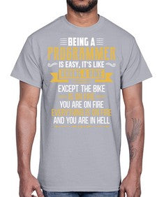 Being a Programmer 3#- computer- Cotton Tee