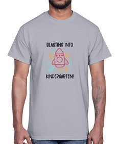 Blasting into kindergarten 24#- kindergarten- Cotton Tee