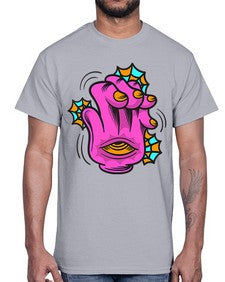 Bored high five 23#- cartoon general- Cotton Tee