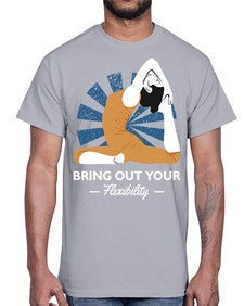 Bring Out Your Flexibility 185#- yoga- Cotton Tee