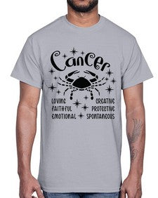 Cancer 144#- cancer- Cotton Tee