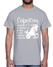Capricorn 186#- capricorn- Cotton Tee
