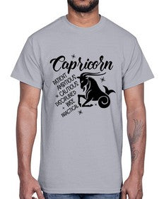 Capricorn 188#- capricorn- Cotton Tee