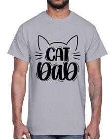 Cat Dad Style 81#- cats- Cotton Tee