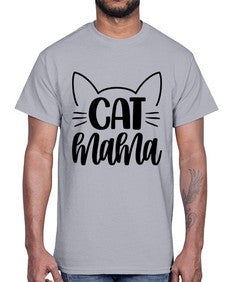 Cat Mama Style 84#- cats- Cotton Tee