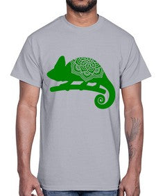 ChameleonMandala 326#- mandala- Cotton Tee