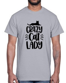 Crazy Cat Lady Style 92#- cats- Cotton Tee