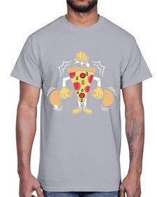 Criminal pizza 77#- cartoon food- Cotton Tee