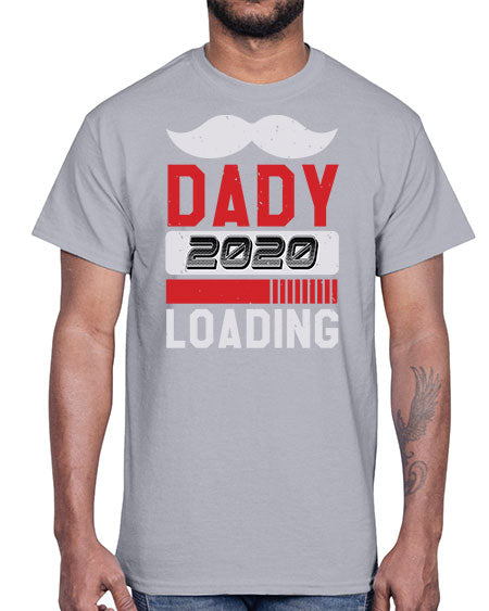 Dady Loading Style 70#- baby shower- Cotton Tee
