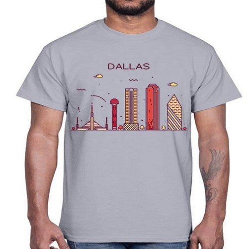 Dallas 646#- cities- Cotton Tee