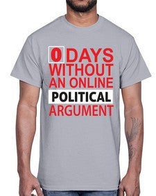 Days Without an online 80#- internet- Cotton Tee