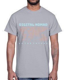 Digital Nomad is the Future 19#- internet- Cotton Tee
